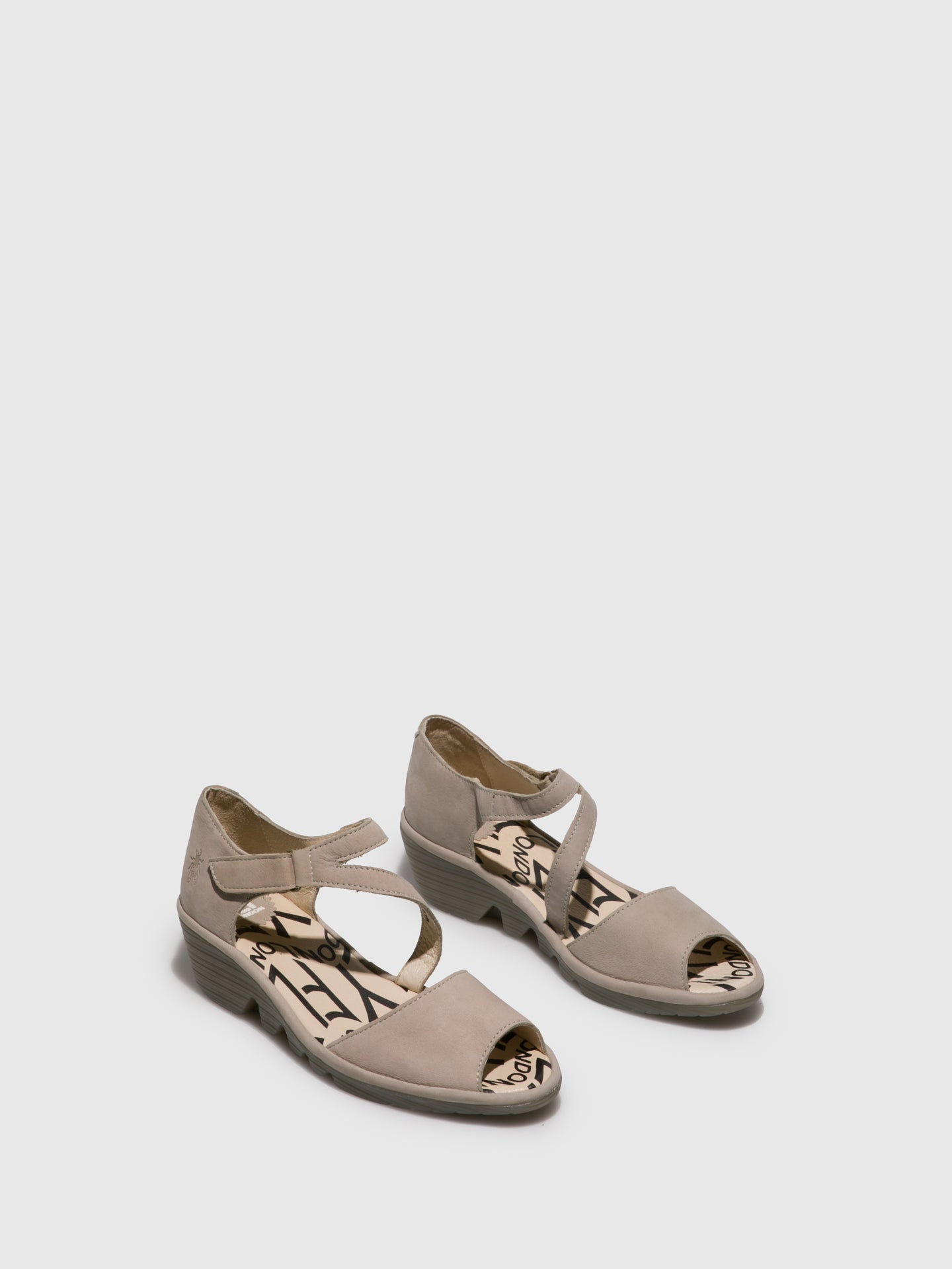 Fly London Sandálias com Velcro PONA156FLY LightGray